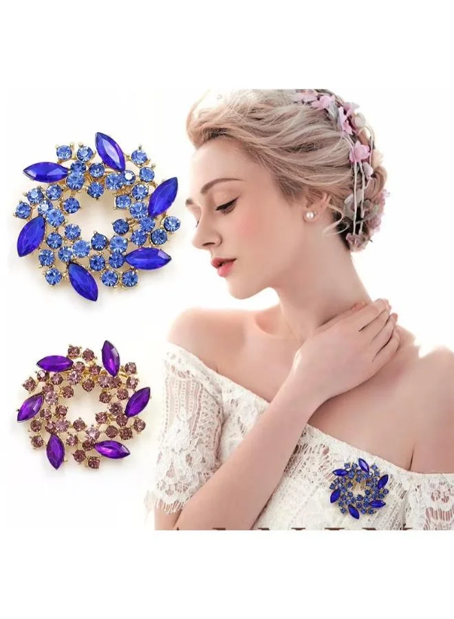 Rovaux  Crystal Brooch for Women | Best Price UAE